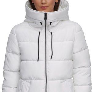 Kenneth Cole New York Women’s Hooded Puffer Jacket